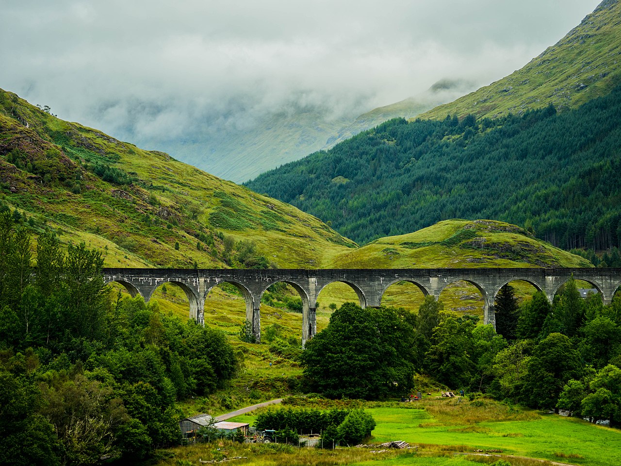 Viaduct at Loch Shiel, by Paul Stümke