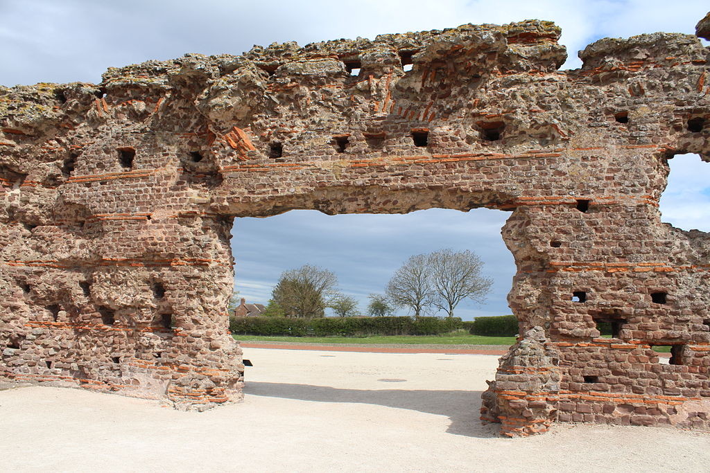 The baths within the remains of Wroxeter Roman city by Stewart Watkiss