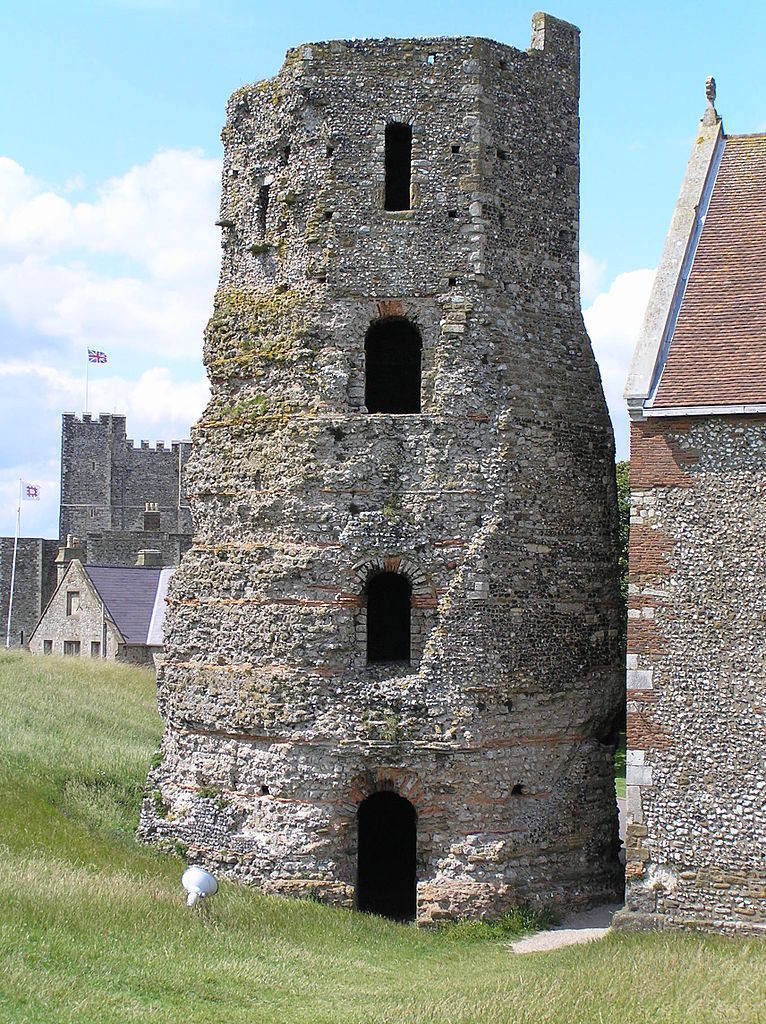 The Roman lighthouse at Dover by Brendaannc