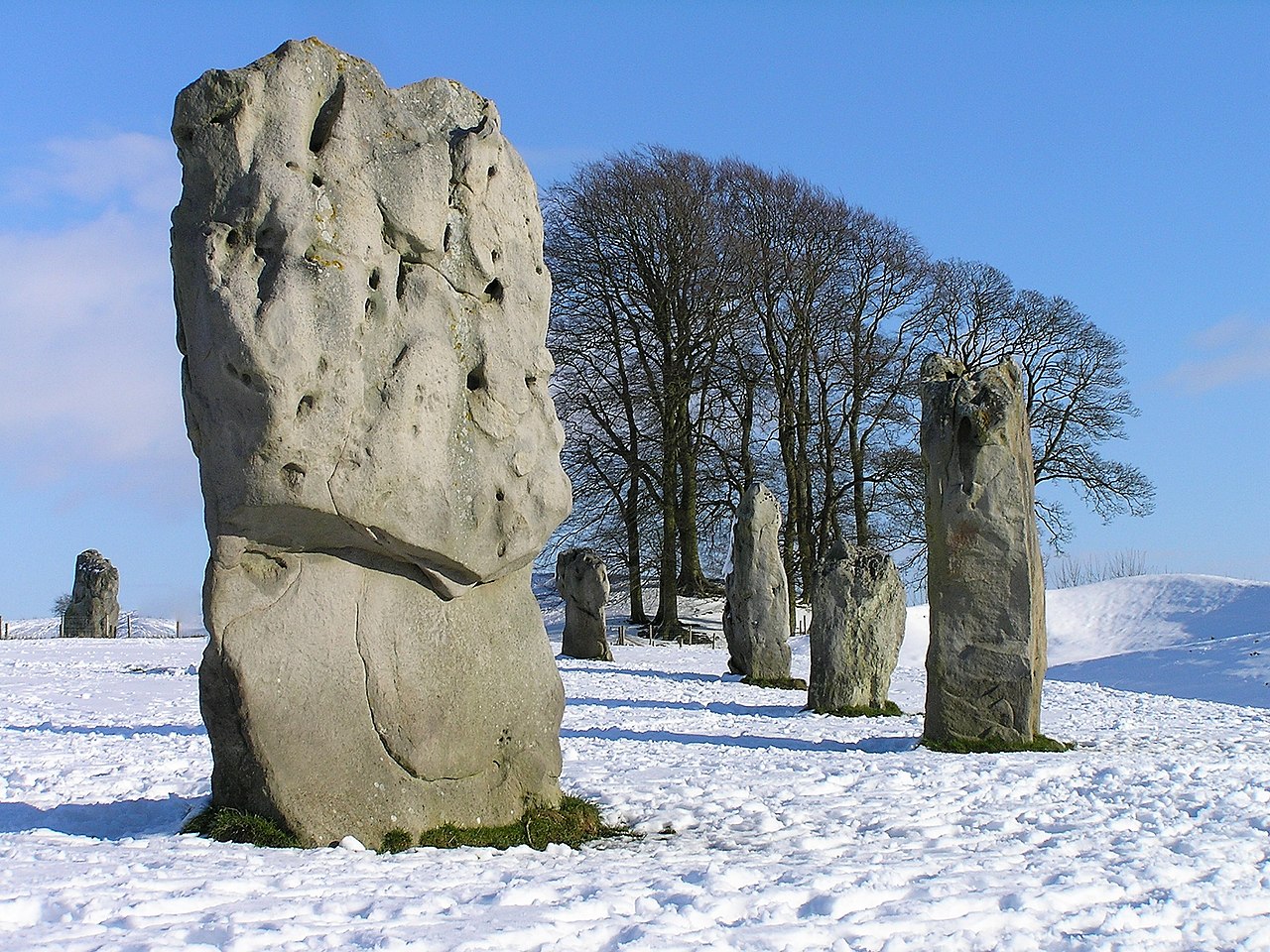 Avebury henge and stone circles, by Paul Adams