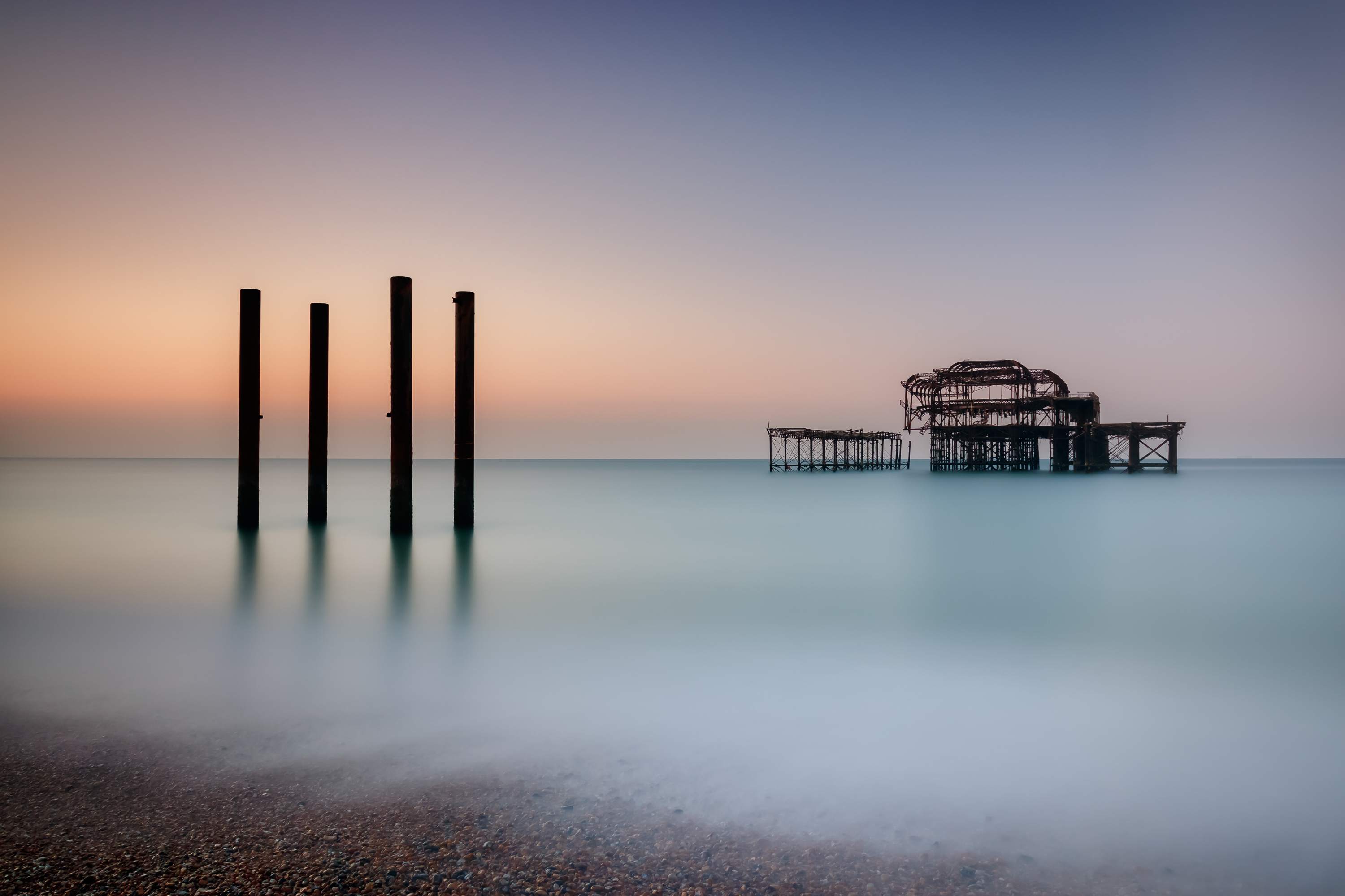 Sunrise at West Pier (Brighton)